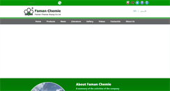 Desktop Screenshot of famanchemie.com